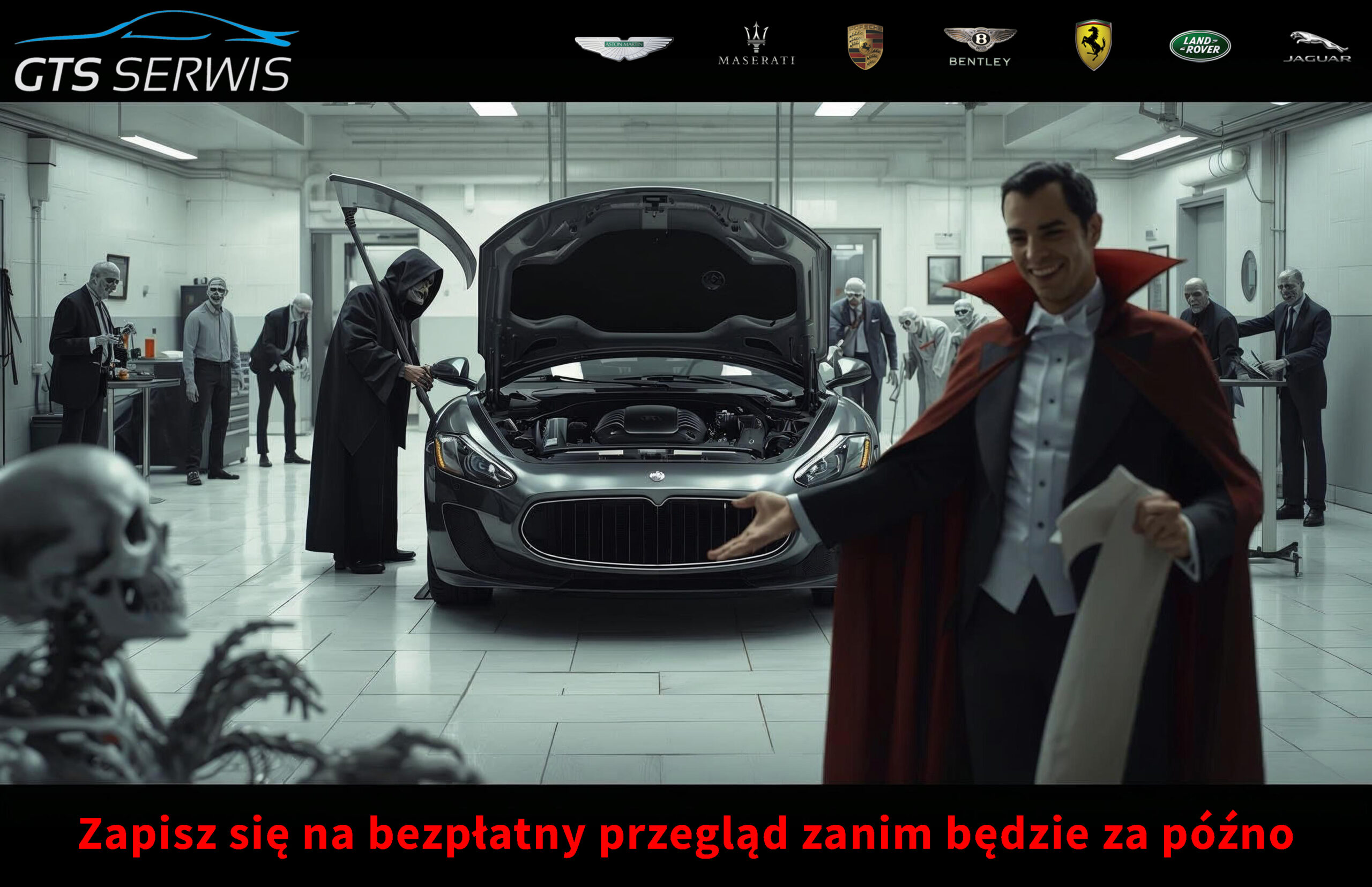 Bezpłatny przegląd samochodu porsche maserati bentley aston martin